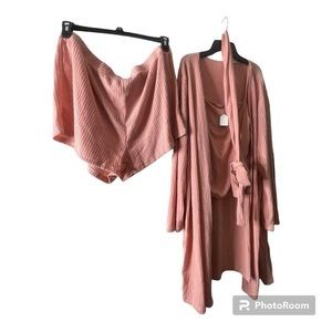 Brand New 3 Piece Lounge Plus Size Set 4X